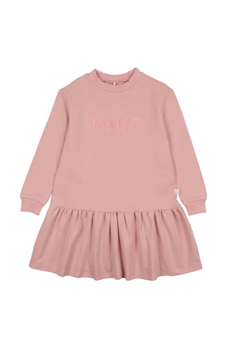 Pouf Sweater Dress, Main, color, Pink