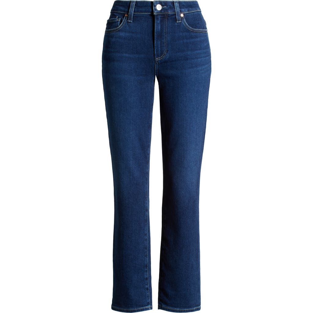 Paige Cindy Seamed Straight Ankle Sketchbook In Marciella