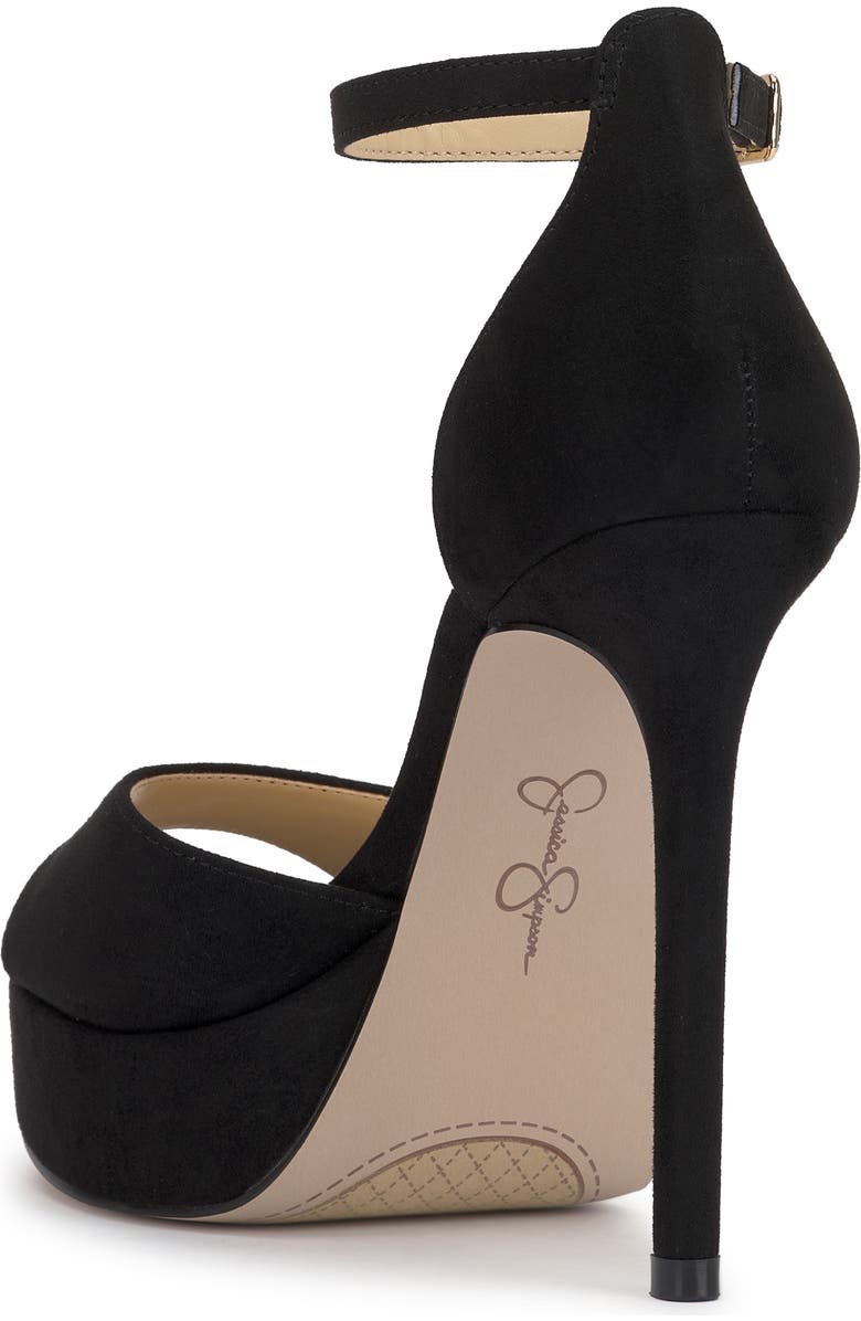 Jessica Simpson Sohilea Ankle Strap Platform Sandal, Alternate, color, Black 04