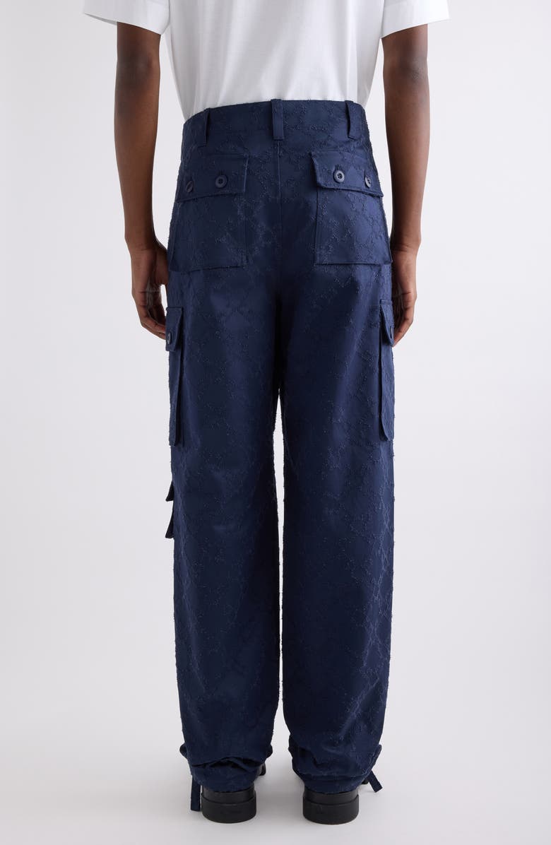 Givenchy Monogram 72 Cargo Pants, Alternate, color, Navy