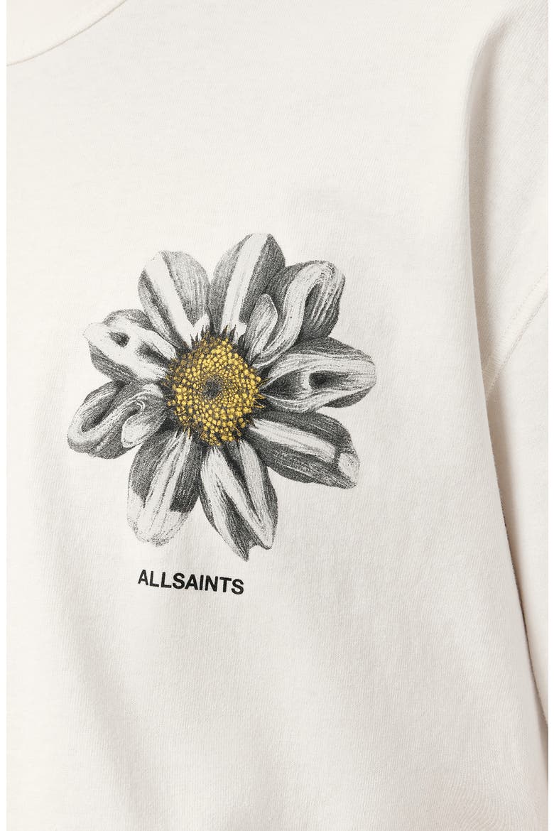 Petals Cotton Graphic T-Shirt, Alternate, color, CHALK WHITE