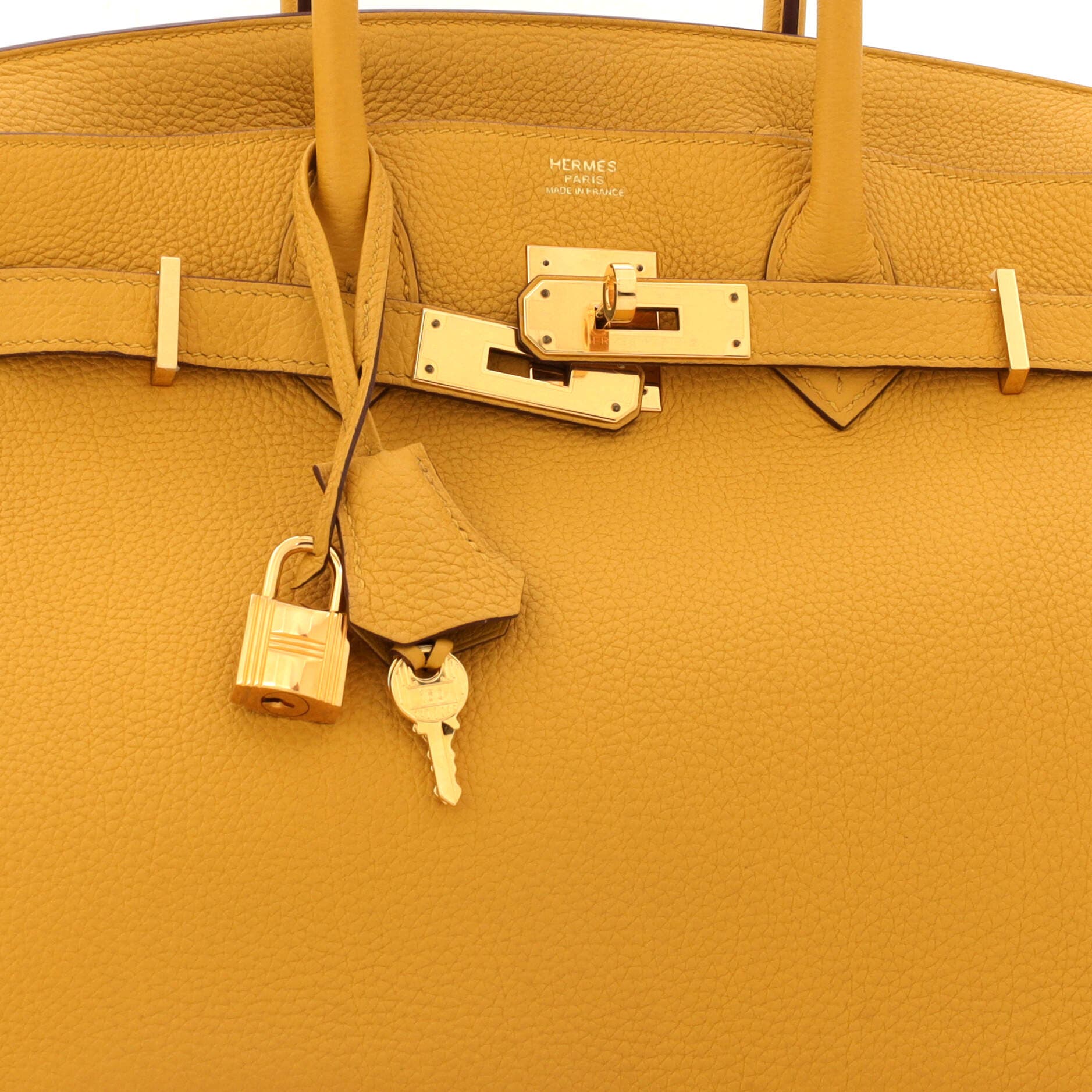 Pre-Owned Hermes Birkin Handbag Yellow Togo with Gold Hardware 30, Alternate, color, 