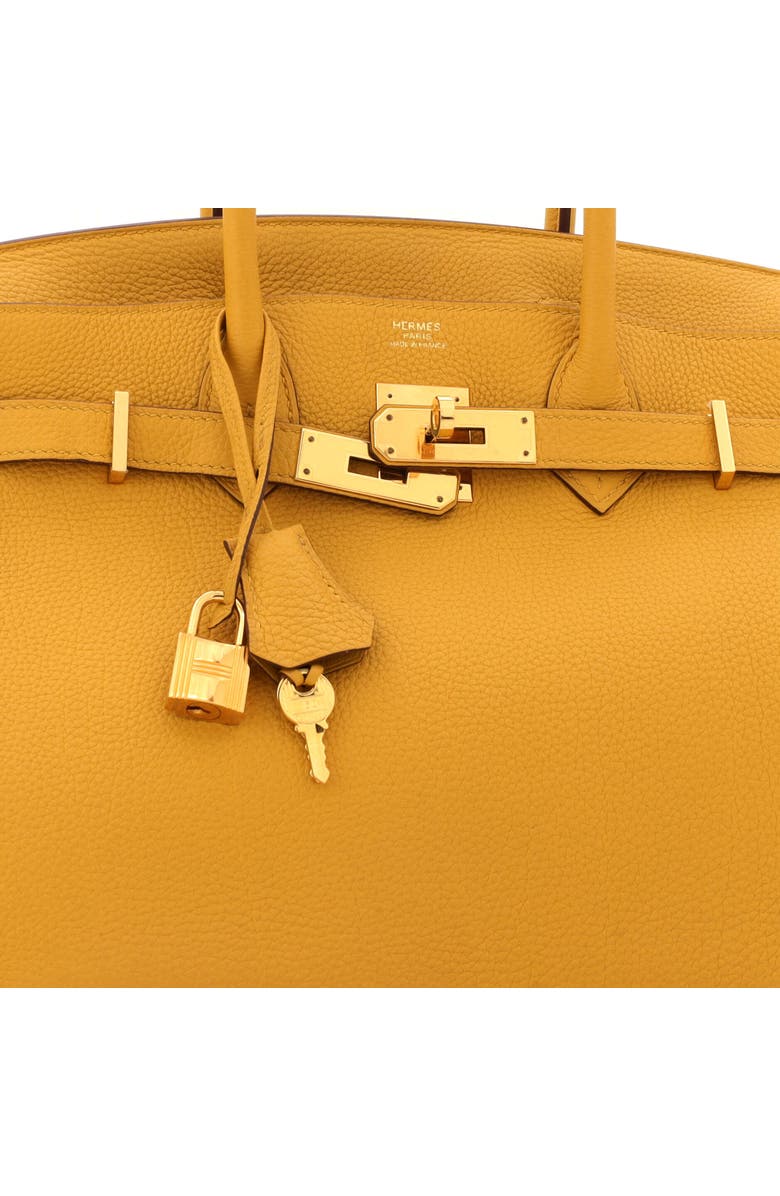 Pre-Owned Hermes Birkin Handbag Yellow Togo with Gold Hardware 30, Alternate, color,