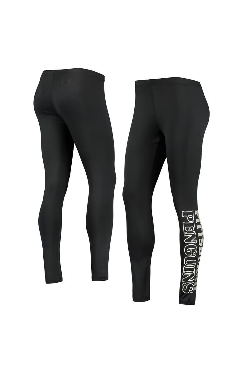 G-III SPORTS BY CARL BANKS Women's G-III Sports by Carl Banks Black Pittsburgh Penguins Stadium Leggings, Main, color, Black