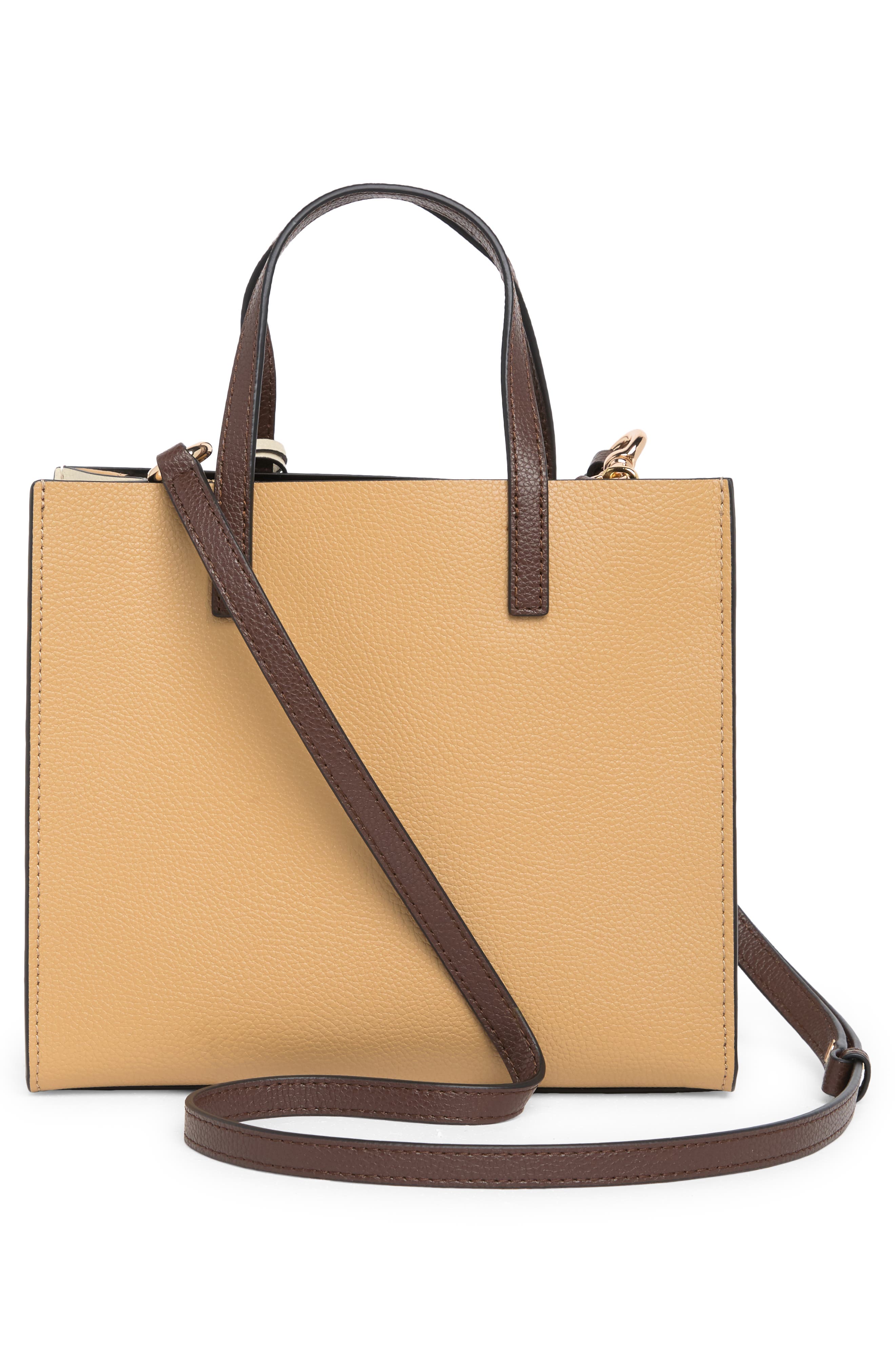 Marc Jacobs Mini Grind Colorblock Leather Tote Bag, Alternate, color, 