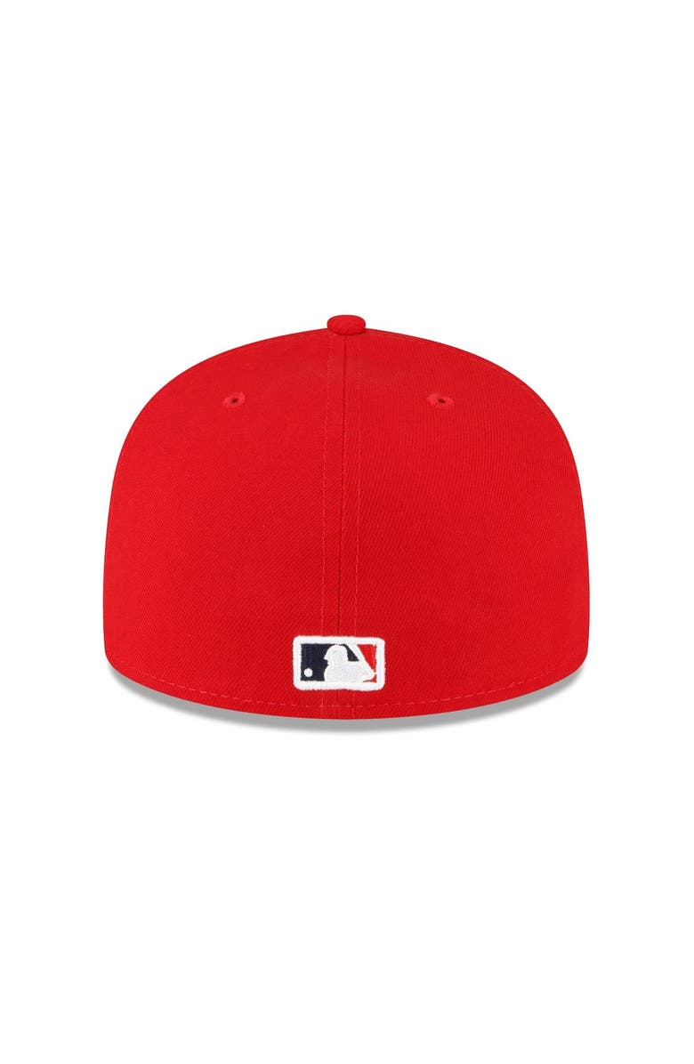 New Era Men's New Era Red St. Louis Cardinals Throwback Authentic Collection 59FIFTY Fitted Hat, Alternate, color,
