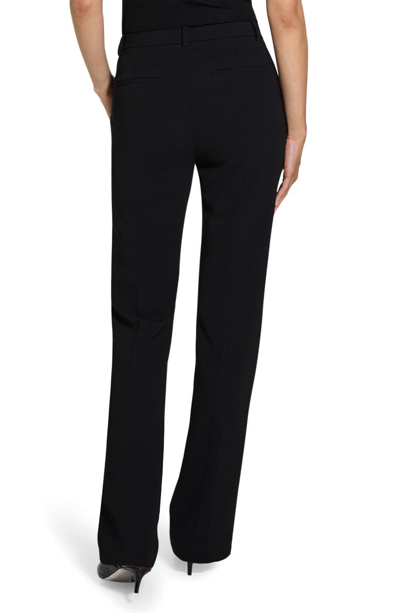 Theory Slim Fit Flare Trousers, Alternate, color, Black