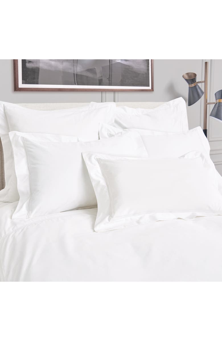 ELISABETH YORK Legacy White Duvet Cover, Alternate, color, White