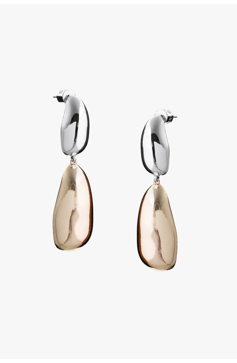 TUTTI Hampstead Earrings, Main, color, Two Tone Finish