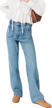 maje Straight jeans with chains