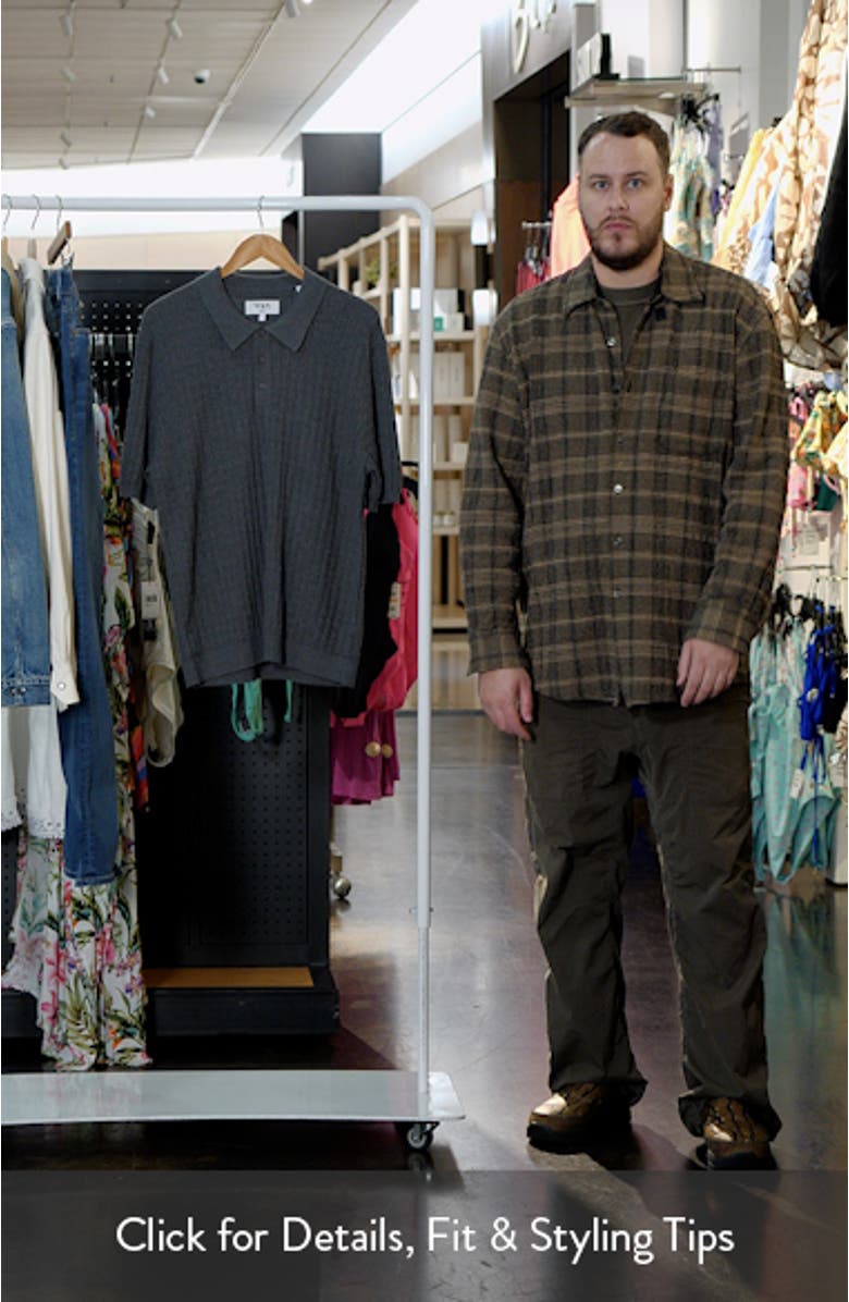 Naples Diamond Ribbed Cotton & Cashmere Polo Sweater, sales video thumbnail