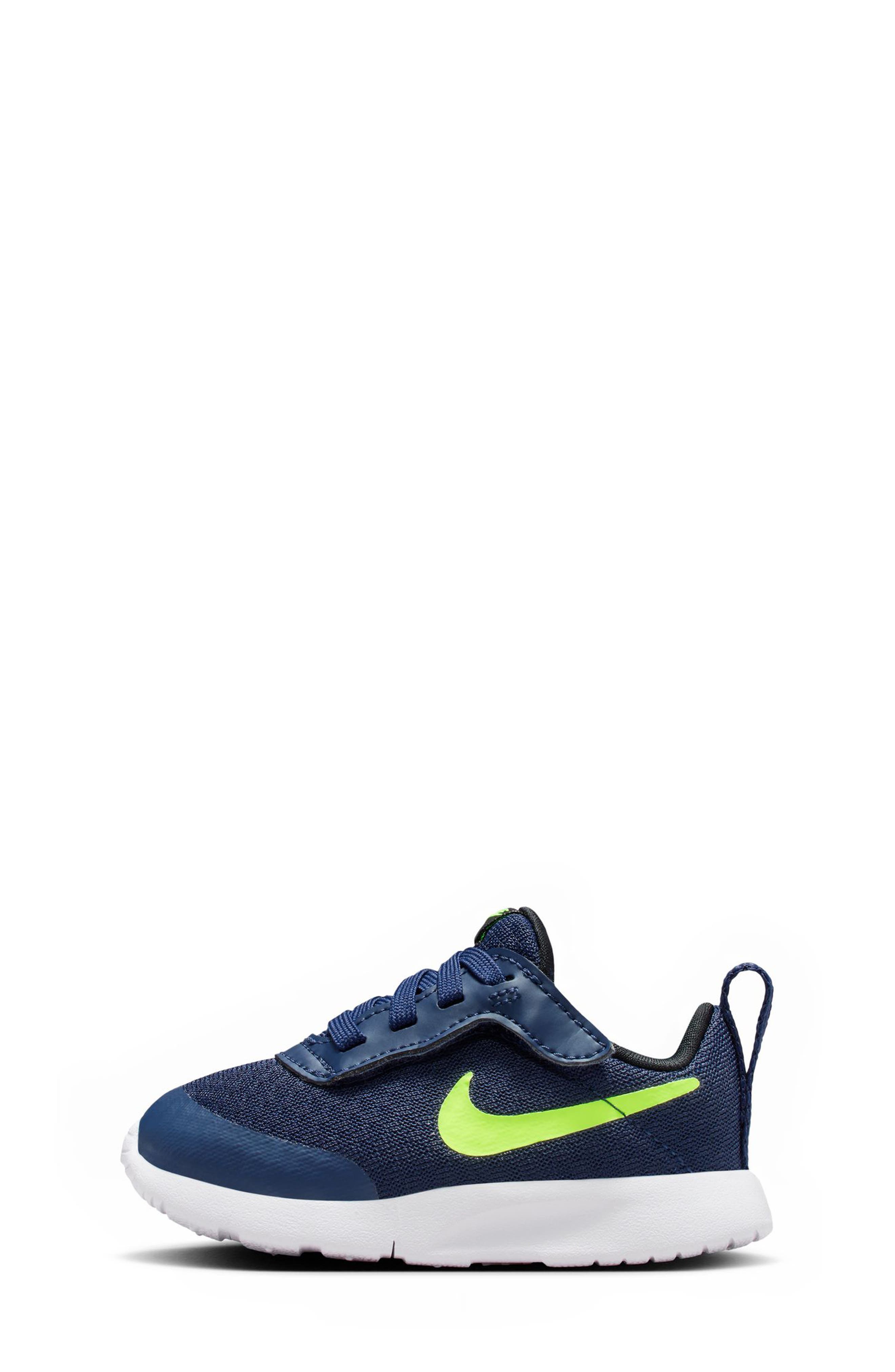 Kids' Tanjun EZ Sneaker, Alternate, color, NAVY/ VOLT/ BLACK/ WHITE