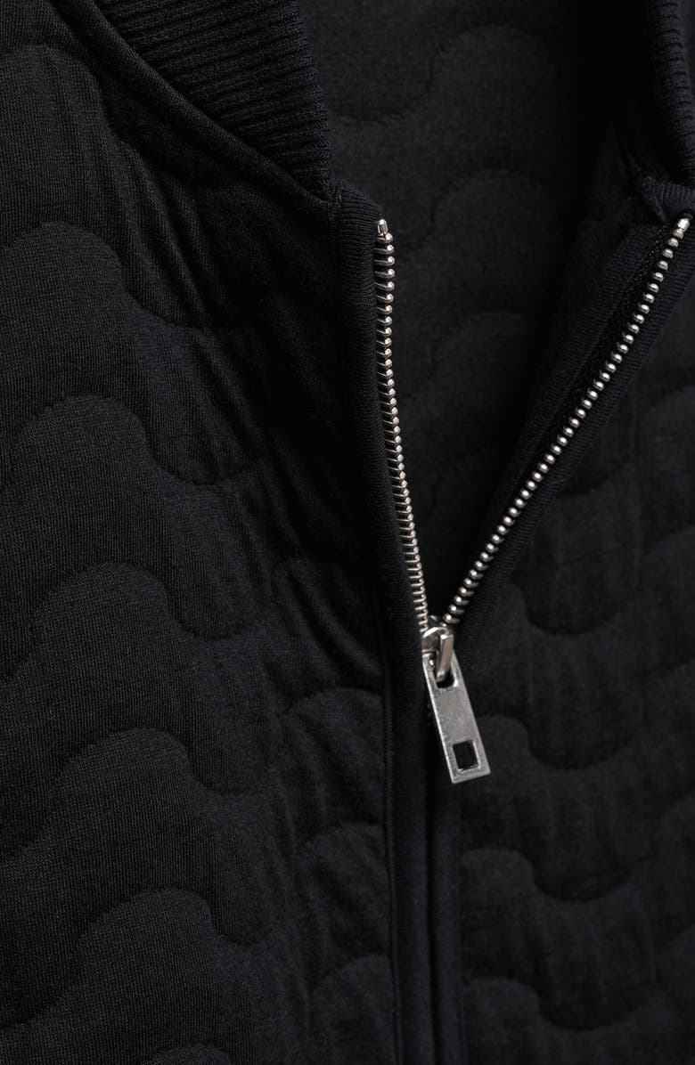 MANGO Oversize Quilted Bomber Jacket, Alternate, color, 