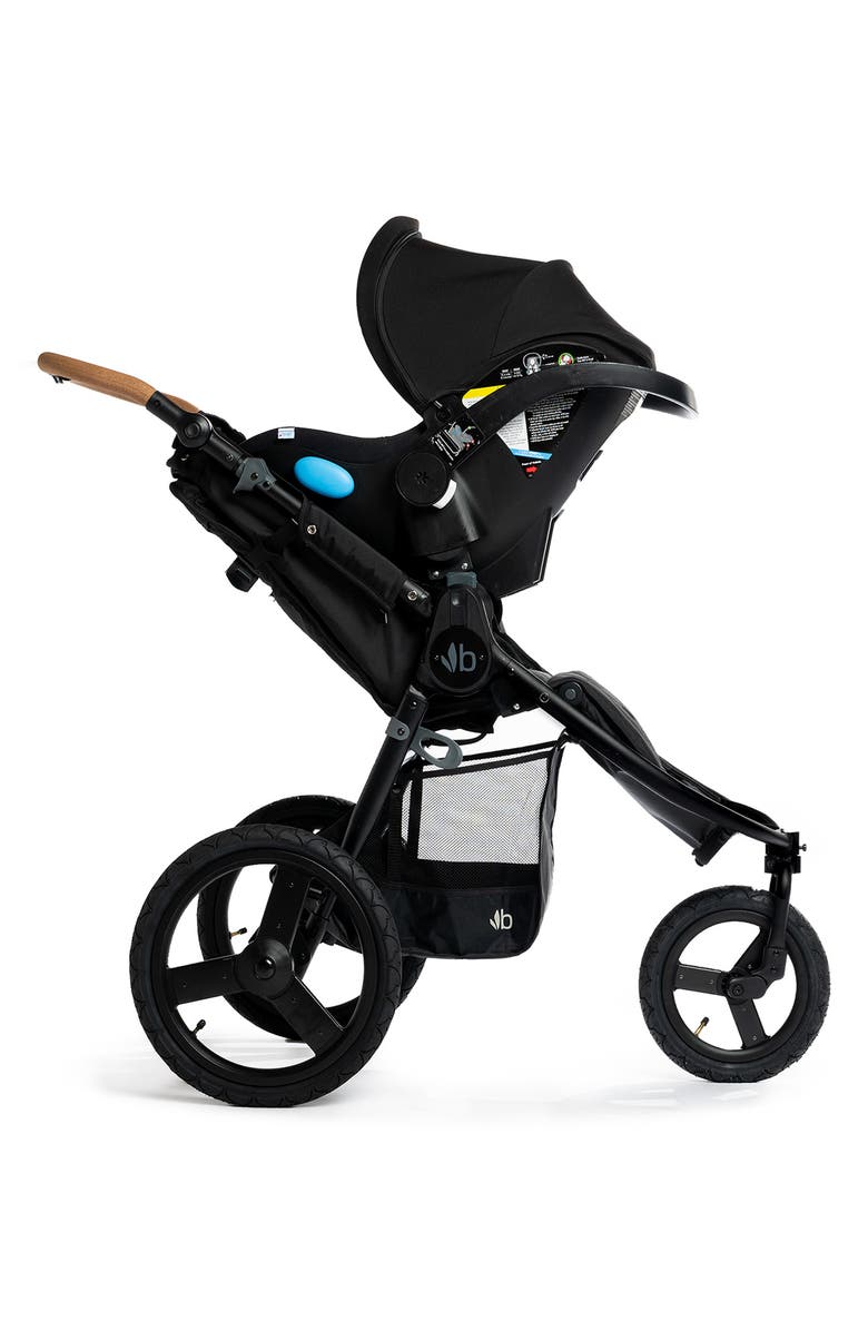 Bumbleride Speed Jogging Stroller & Clek Liing Railroad Ziip Travel System Car Seat Set, Alternate, color, Black