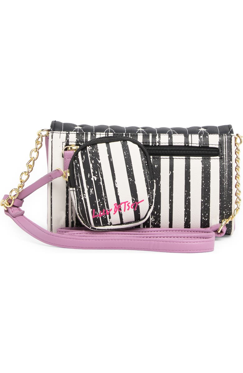 Luv Betsey by Betsey Johnson Heart Quilted Crossbody Bag, Alternate, color,