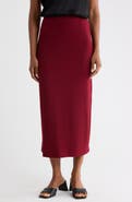 Vince Pull-On Midi Skirt