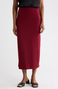 Vince Pull-On Midi Skirt