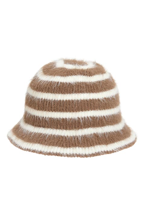 Mixed Stripe Bucket Hat