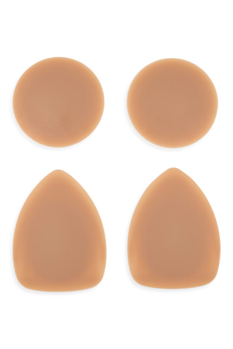 Perfect Pair Assorted 2-Pack Round & Triangle Nipple Covers, Main, color, MEDIUM-DARK