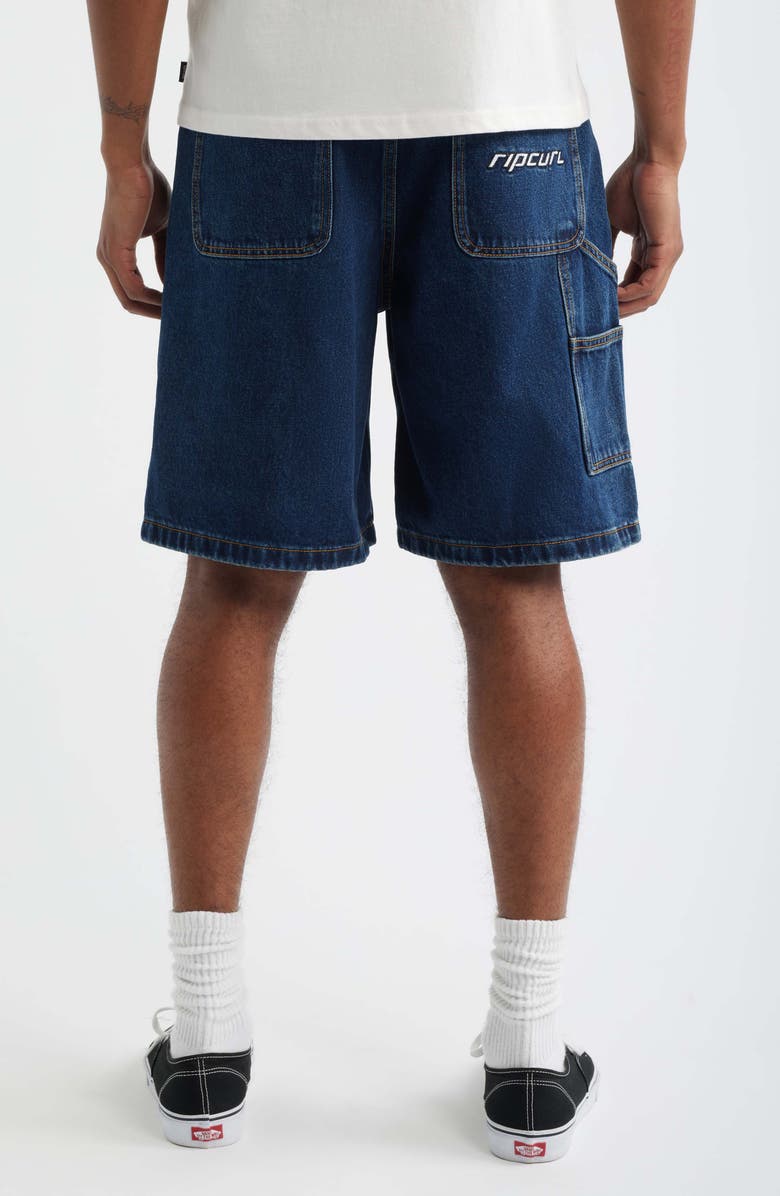 Rip Curl Nu Dose Denim Walking Shorts, Alternate, color, True Indigo