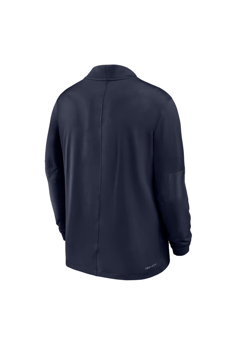 Men's Nike  Navy Cal Bears Dri-FIT Half-Zip Pullover, Alternate, color, Navy