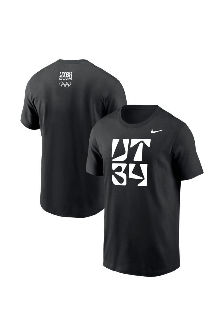 Men's Nike Black Utah 2034 Winter Olympics Dri-FIT T-Shirt, Main, color, Black