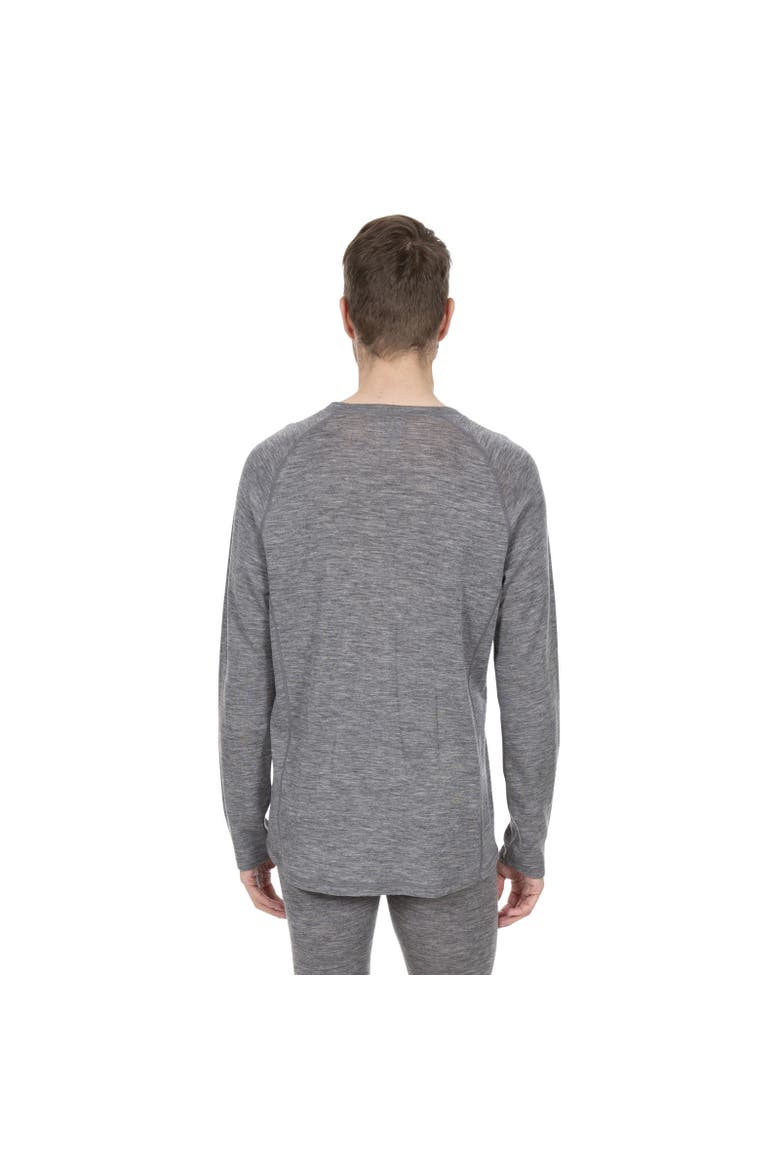 Wexler Merino Base Layer Top, Alternate, color, Dark Gray Marl