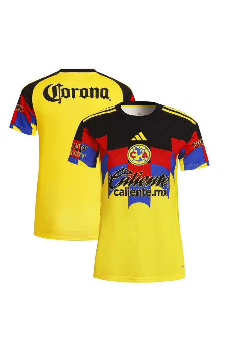 Women's adidas Yellow Club America 2025/26 Home Replica Jersey, Main, color, Yellow