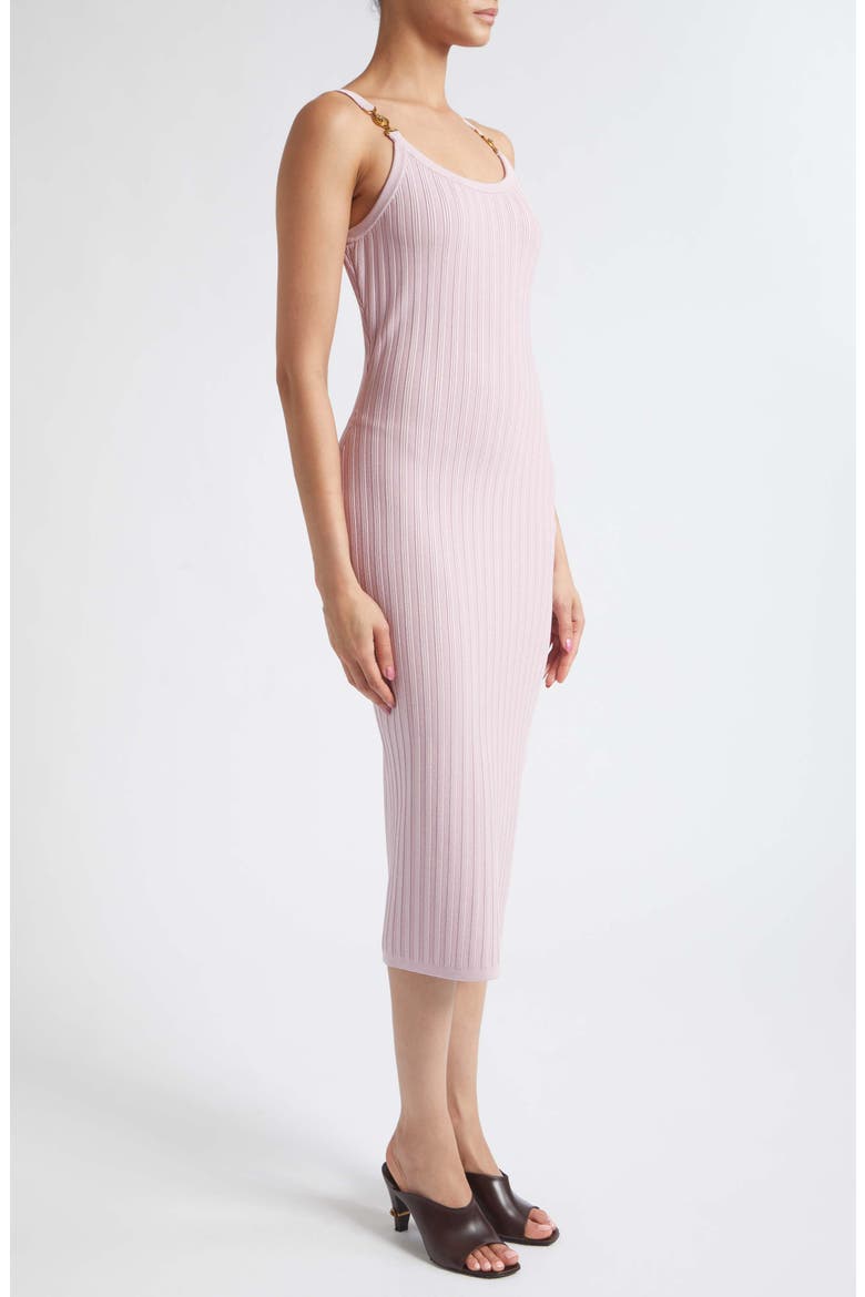 Mesh Rib Midi Sweater Dress, Alternate, color, LIGHT MAUVE