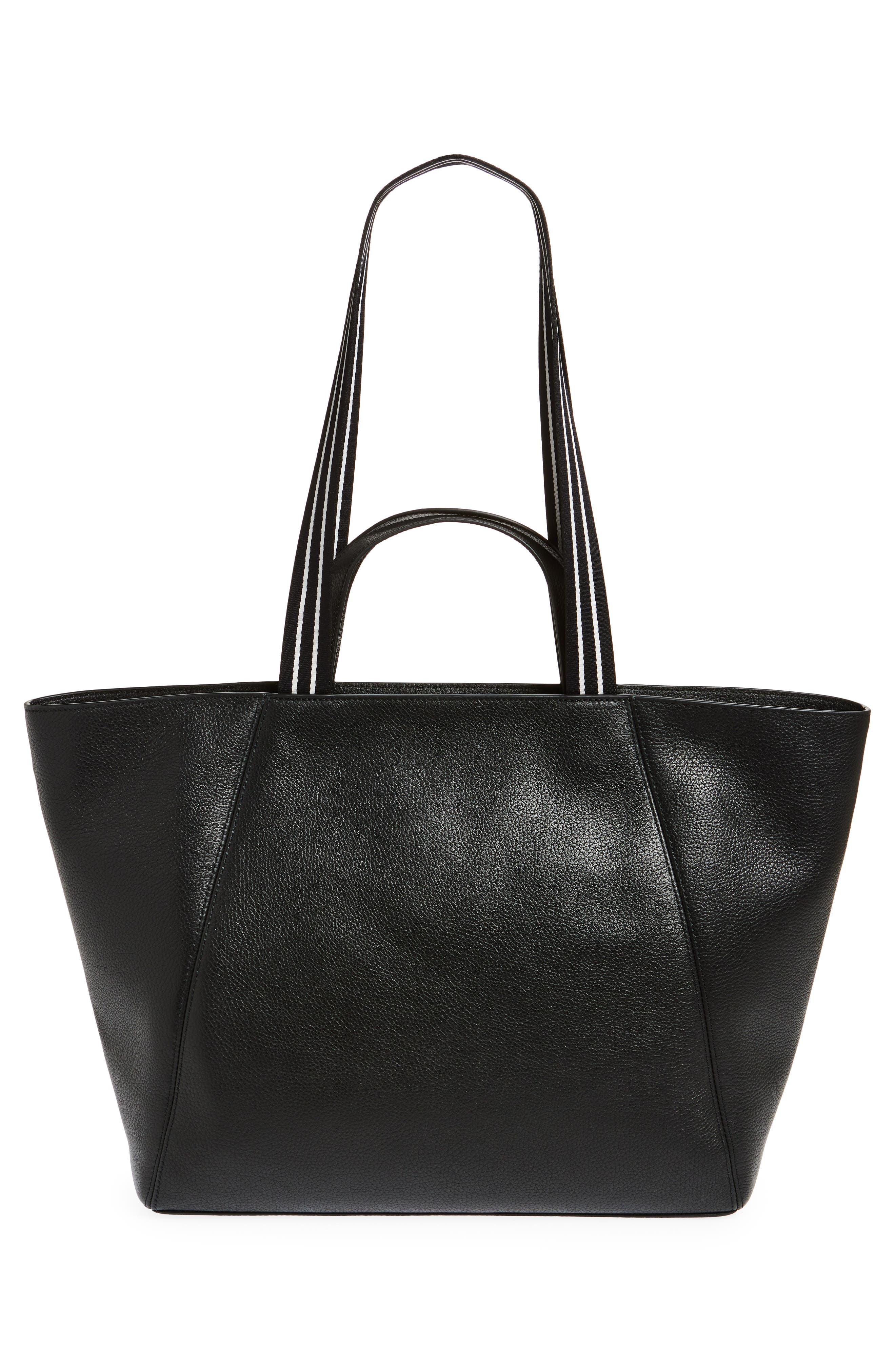 Kate Spade New York rosie leather tote bag, Alternate, color, Black
