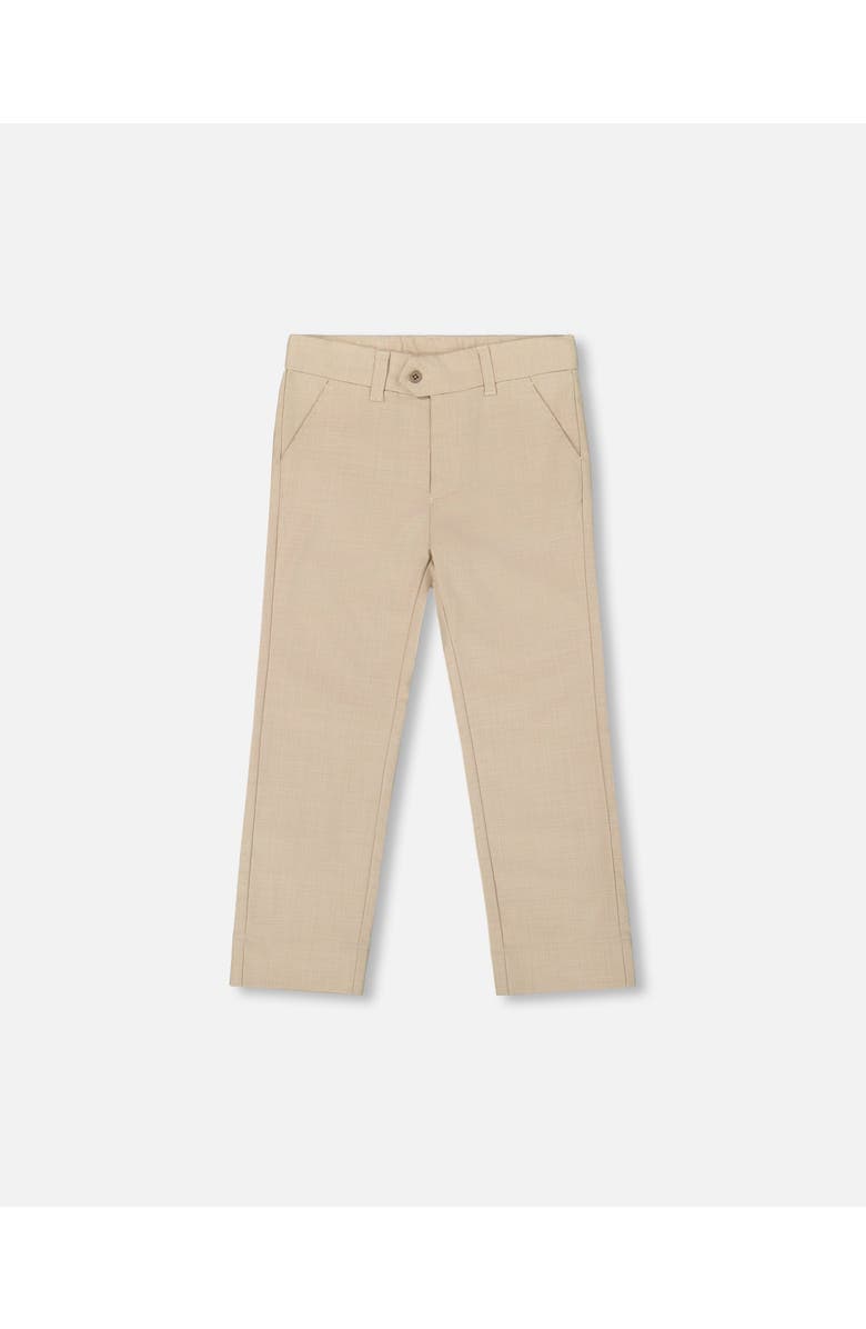 Deux par Deux Little Boy's Slant Pocket Pants Light Taupe, Main, color, Light Taupe
