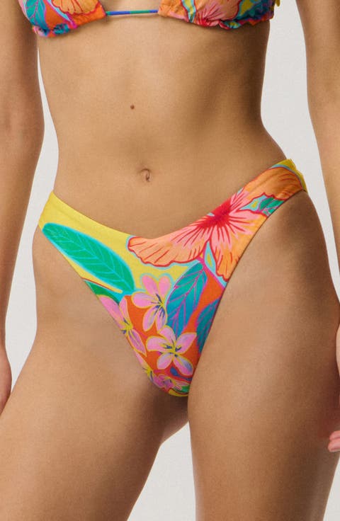 Bliss Cheeky High Leg Bikini Bottoms