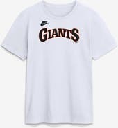 Nike Men's Nike White San Francisco Giants Cooperstown Collection Wordmark T-Shirt