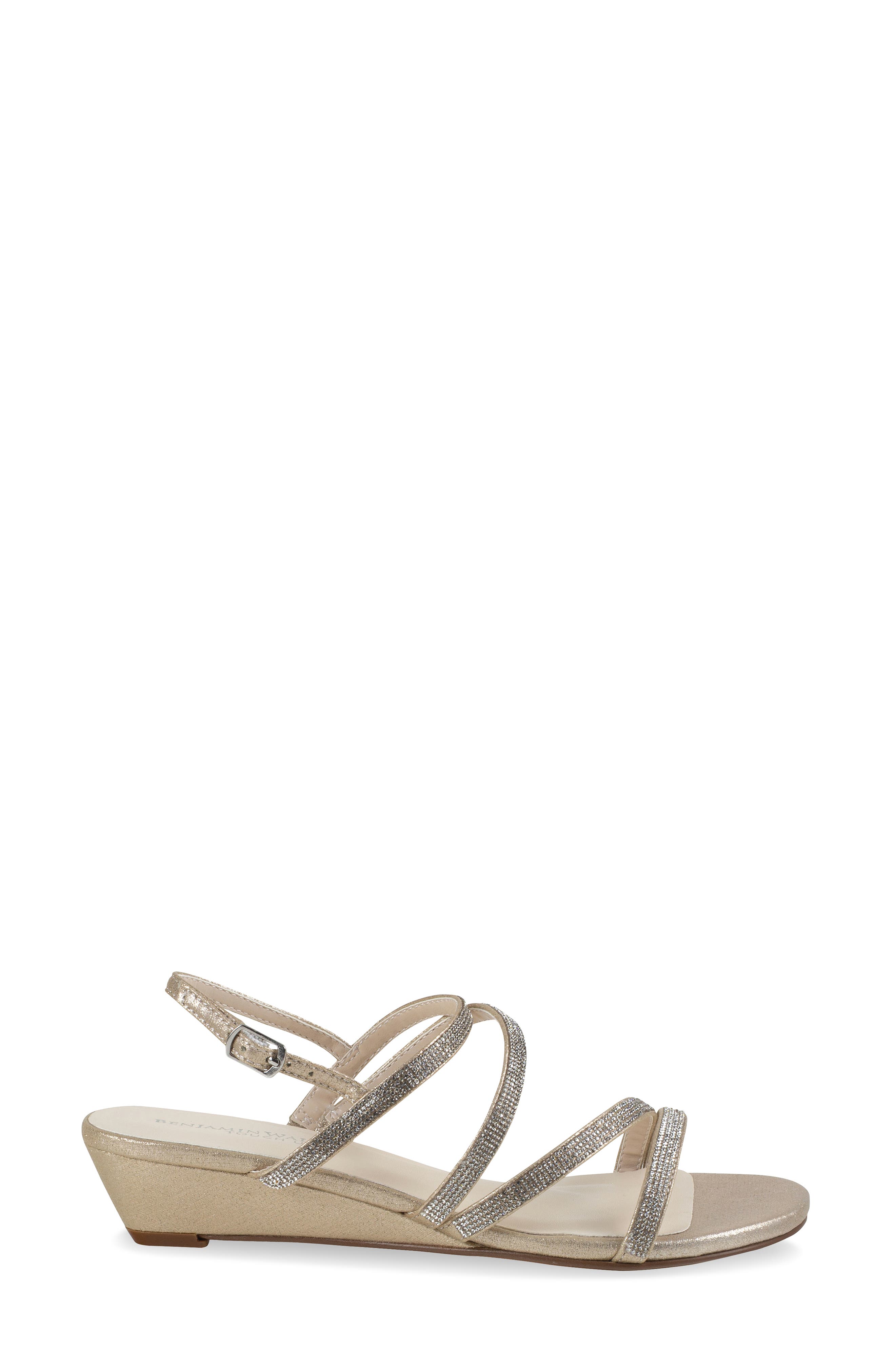 Jodi Slingback Wedge Sandal, Alternate, color, CHAMPAGNE