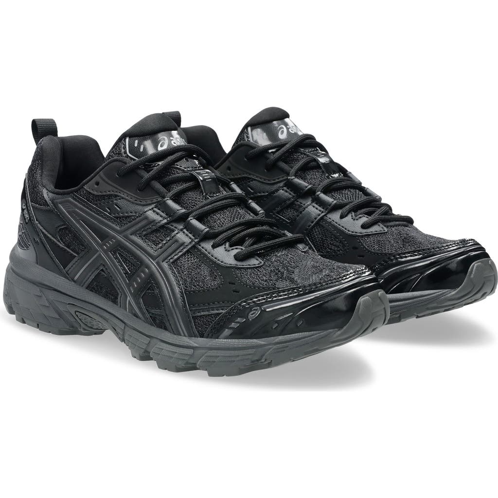 Asics 亚瑟士gel-nandi 复古风男女同款情侣款运动休闲鞋 In Black/obsidian Grey