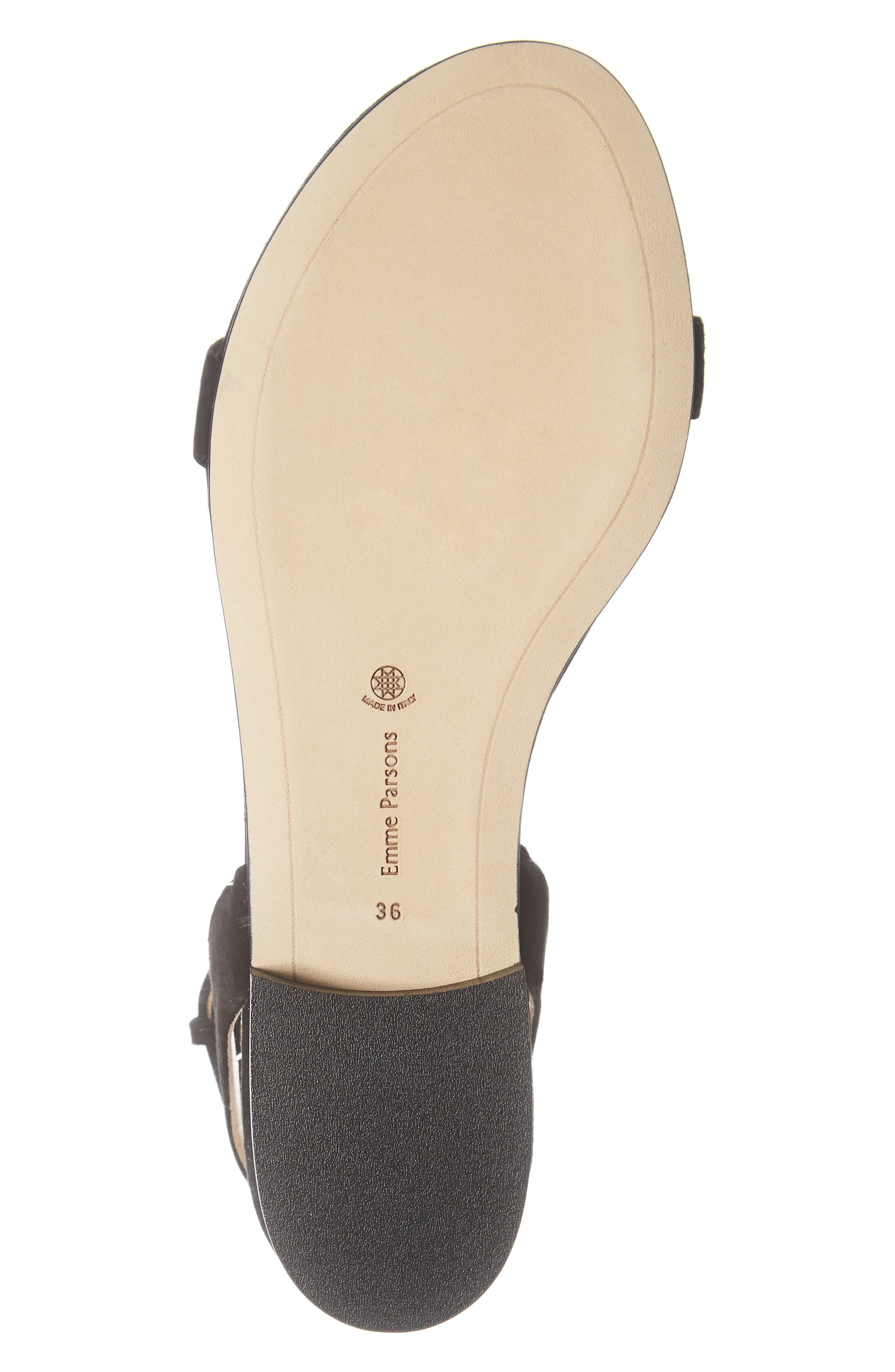 Emme Parsons One Ankle Strap Flat Sandal, Alternate, color, 