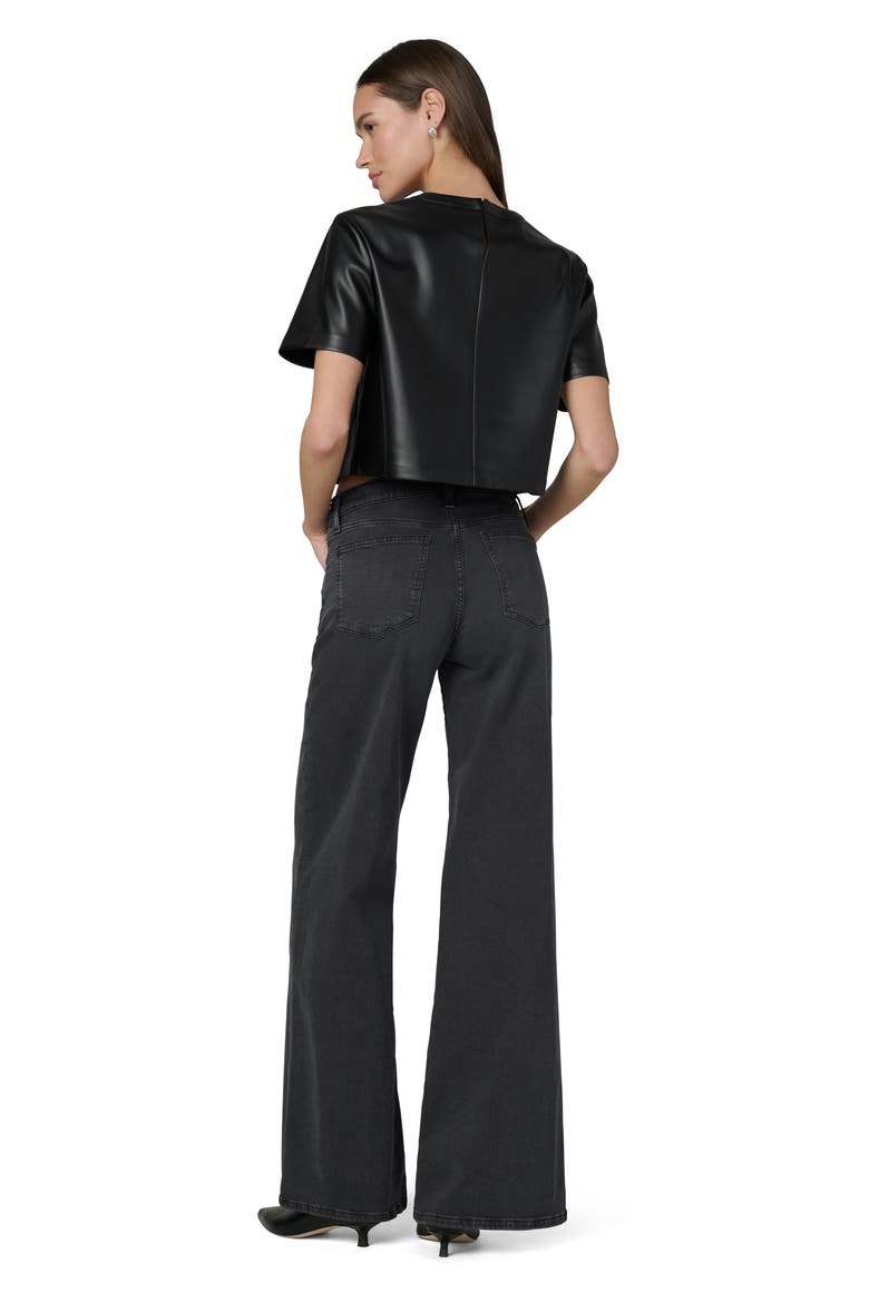 The Lou Lou Low Rise Wide Leg Jeans, Alternate, color, BLACK CAT