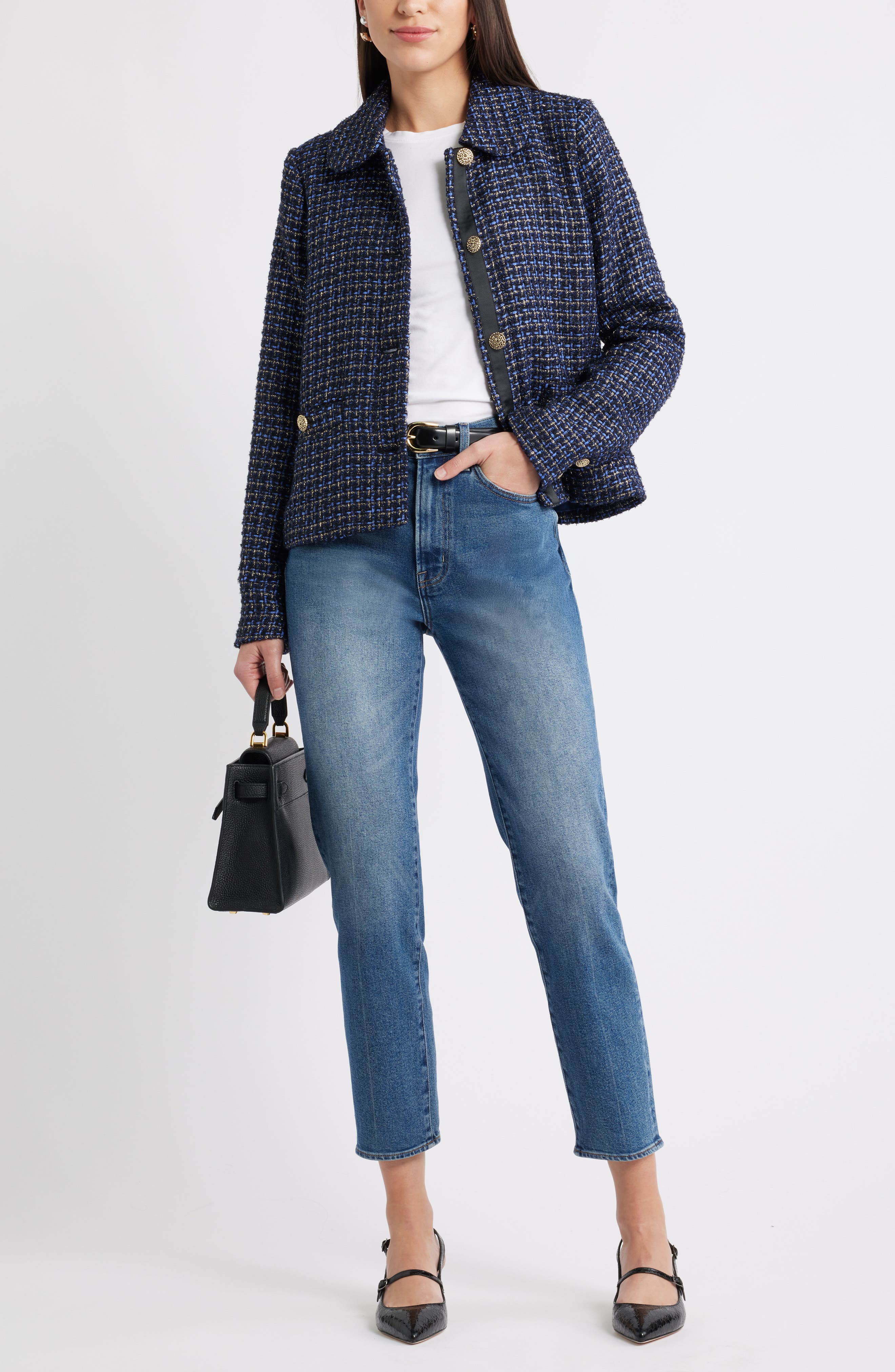 Tweed Bow Jacket - image 2