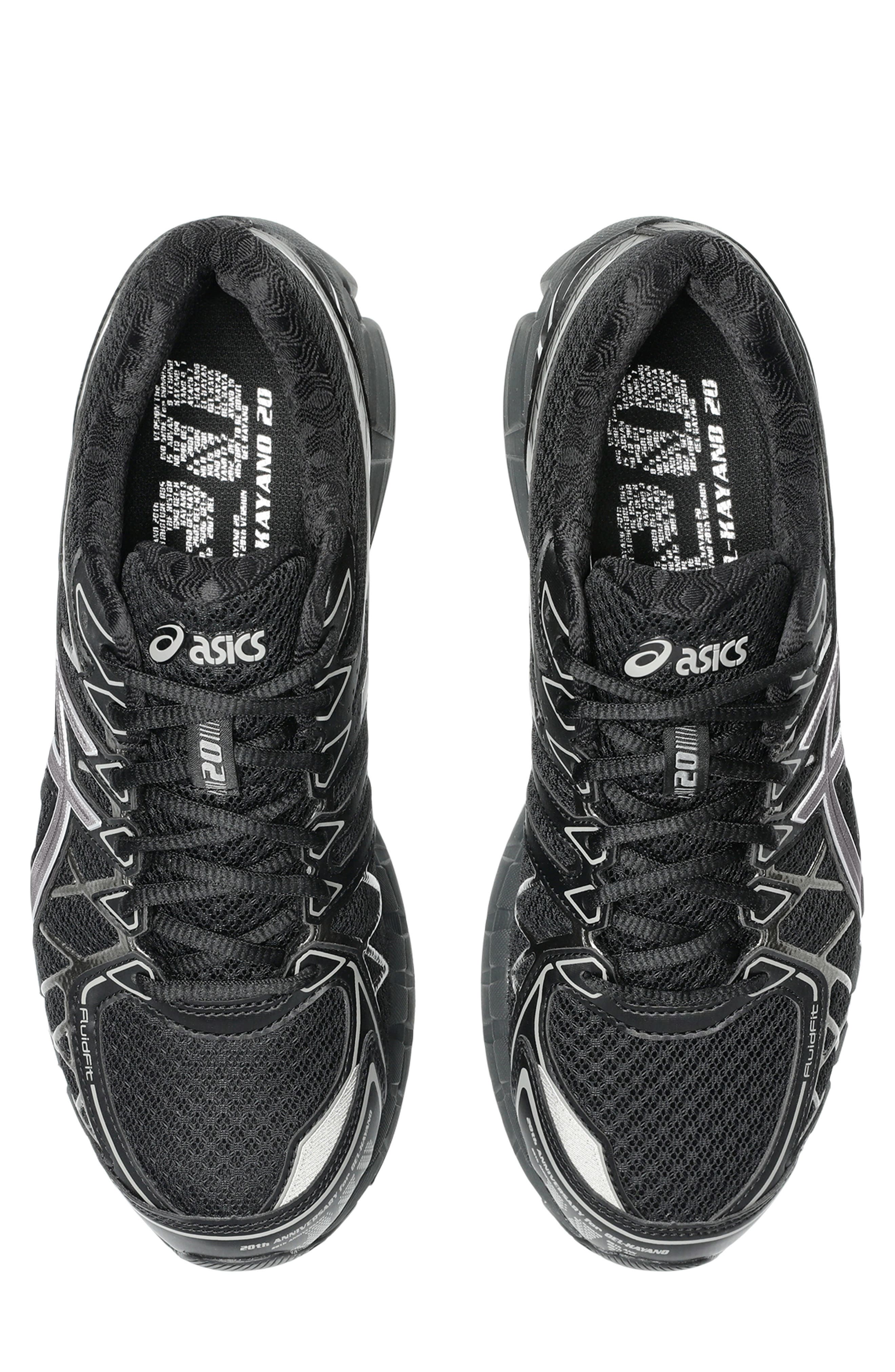 ASICS<sup>®</sup> Gender Inclusive GEL-KAYANO<sup>®</sup> 20 Sneaker, Alternate, color, Black/ Clay Grey