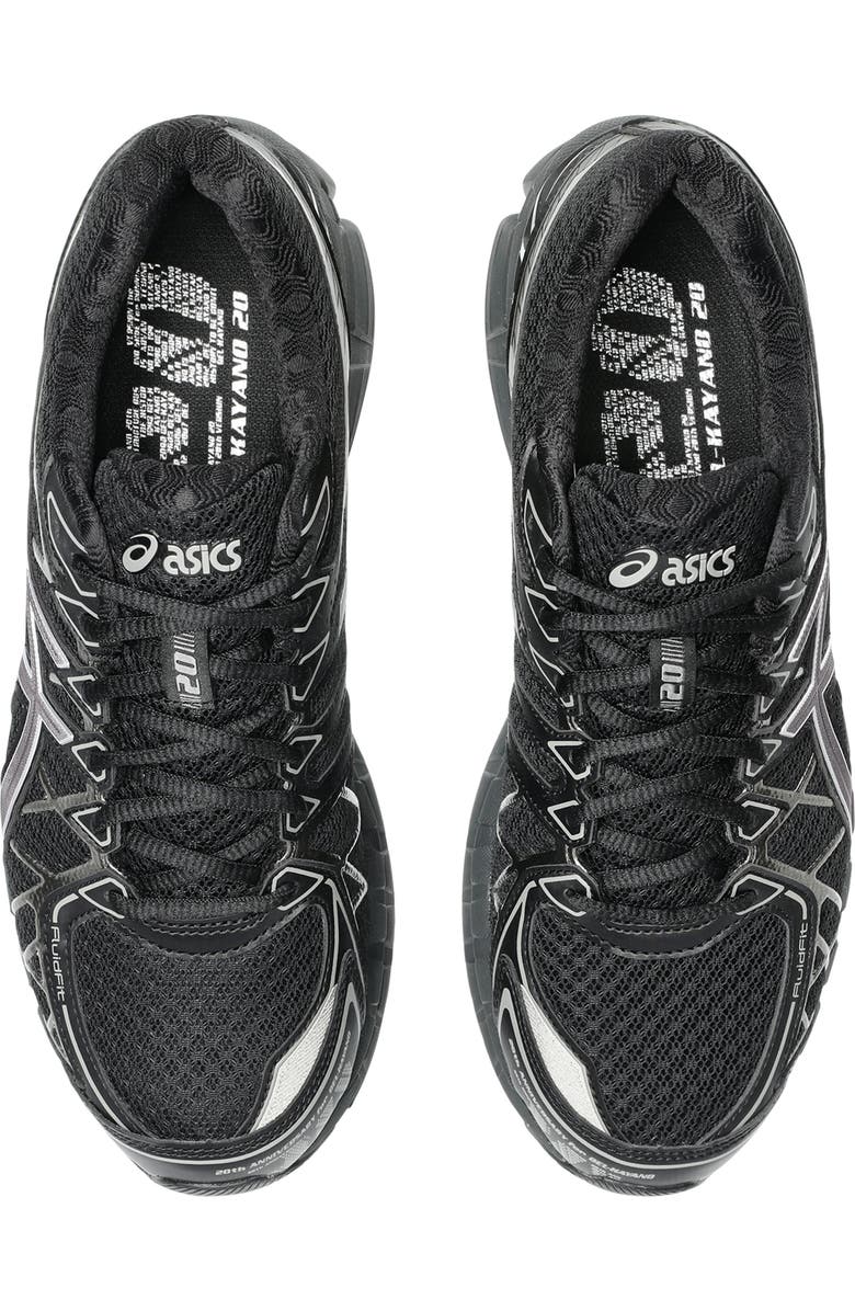 ASICS<sup>®</sup> Gender Inclusive GEL-KAYANO<sup>®</sup> 20 Sneaker, Alternate, color, Black/ Clay Grey