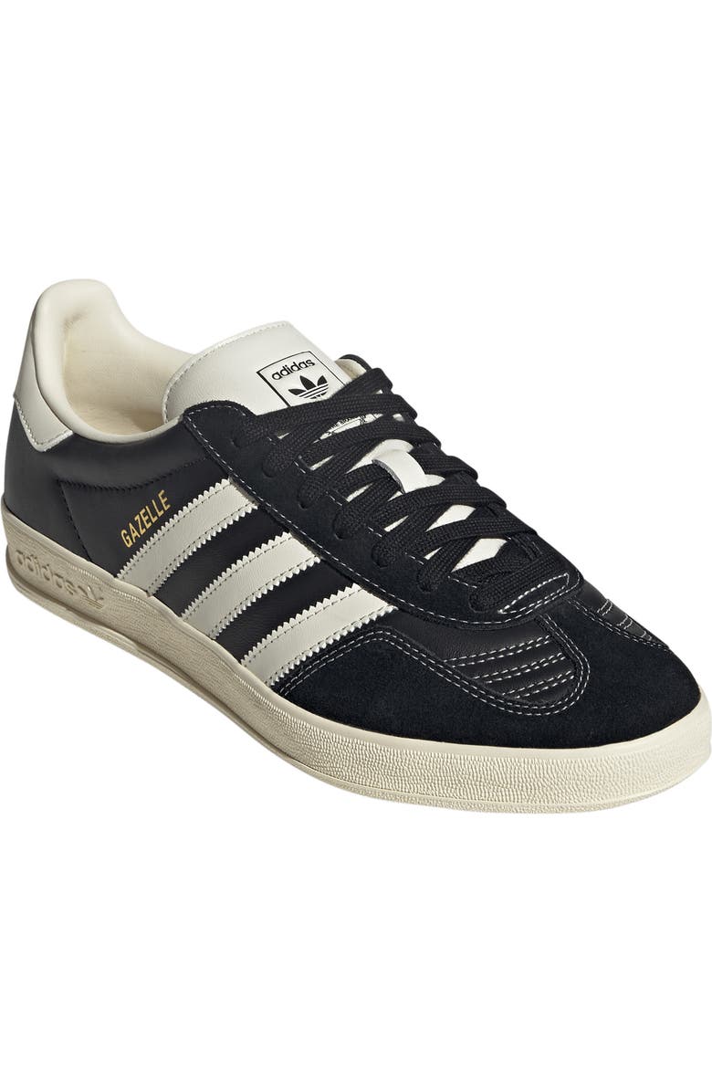 adidas Gazelle Indoor Sneaker, Main, color, Black/ Cream White/ Gold