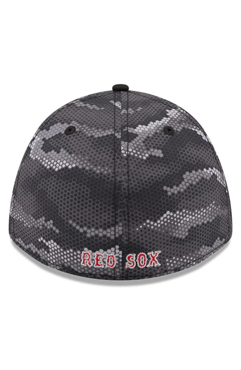 New Era Men's New Era Black Boston Red Sox Camo 39THIRTY A-Frame Flex Hat, Alternate, color, Black