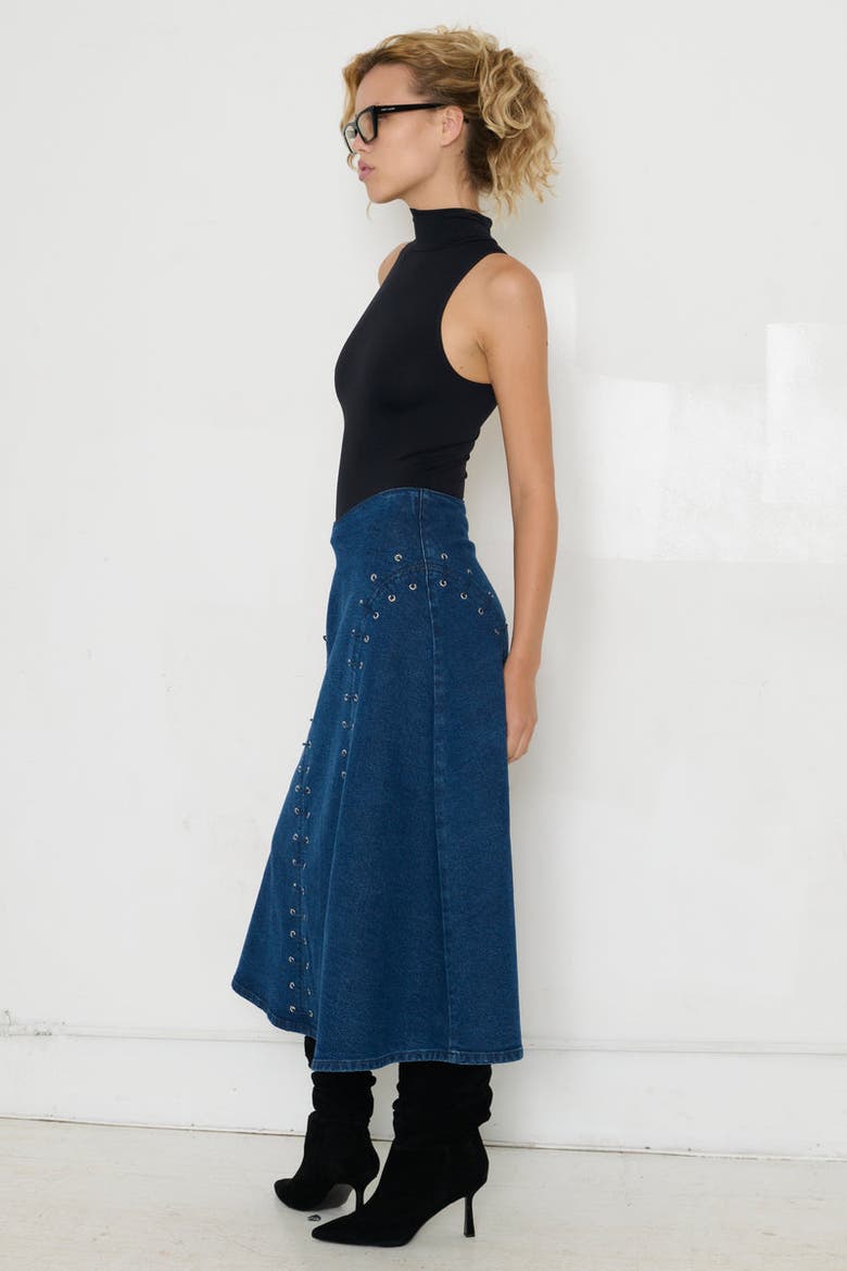 Jan Skirt, Alternate, color, Beekman St.