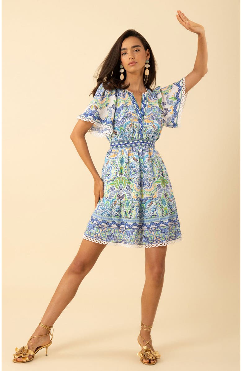 Hale Bob Katelyn Linen Dress, Main, color,