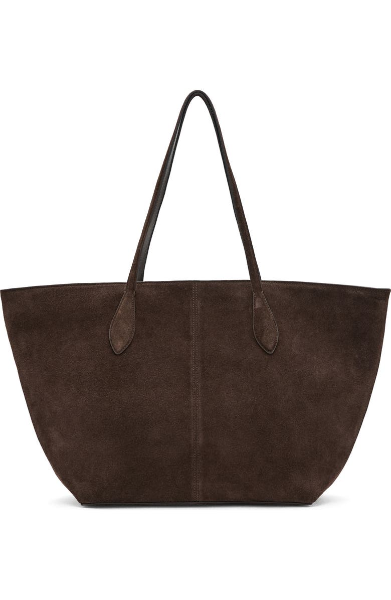 MANGO Suede Shopper Bag, Main, color,
