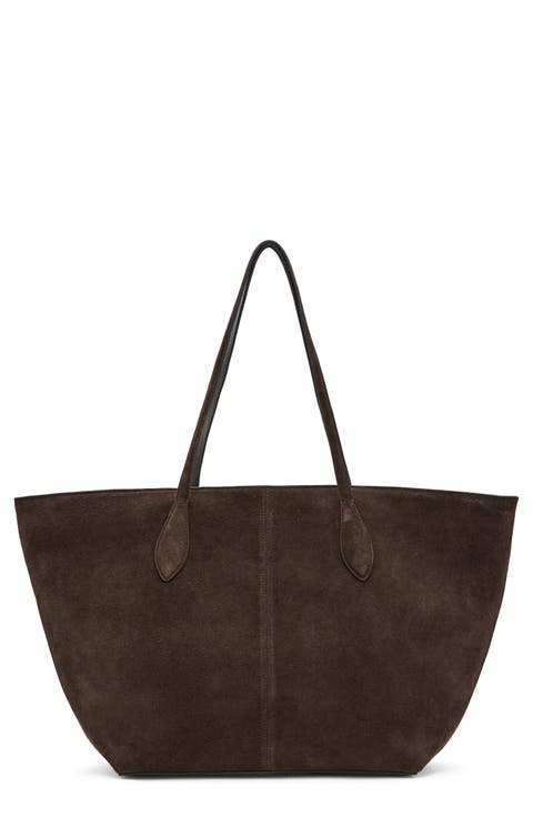 Suede Shopper Bag