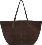 MANGO Suede Shopper Bag
