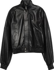 LU
U DAN Blouson Leather Jacket