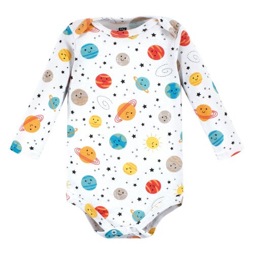 Hudson Baby Cotton Long-sleeve Bodysuits 7-pack In Multi