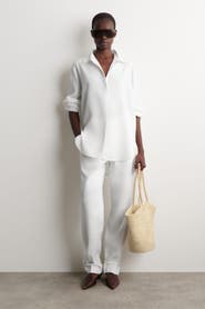 COS Hand-Woven Market Tote - Straw